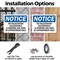Signmission No Solicitation Salespeople And Vendors Are OSHA Notice Sign, Plastic, 10in W x 7in L, 2PK OS-2PACK-NS-P-710-L-14819 - alternate 5